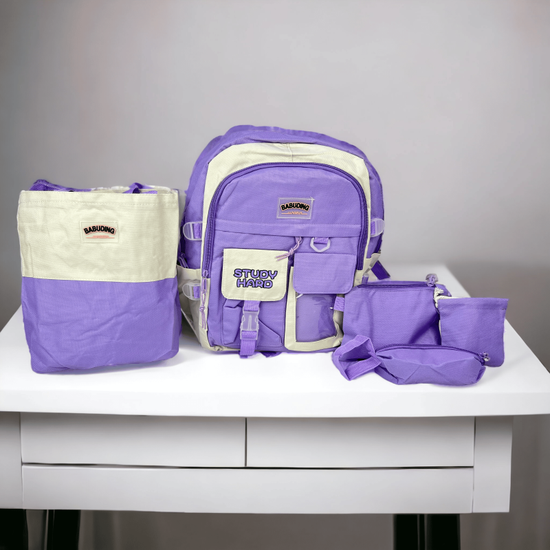 حقيبة مدرسية 5 في 1 موديل 35